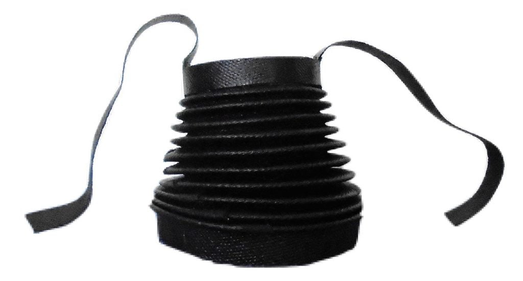 fabric rubber circular tapered closed bellow
