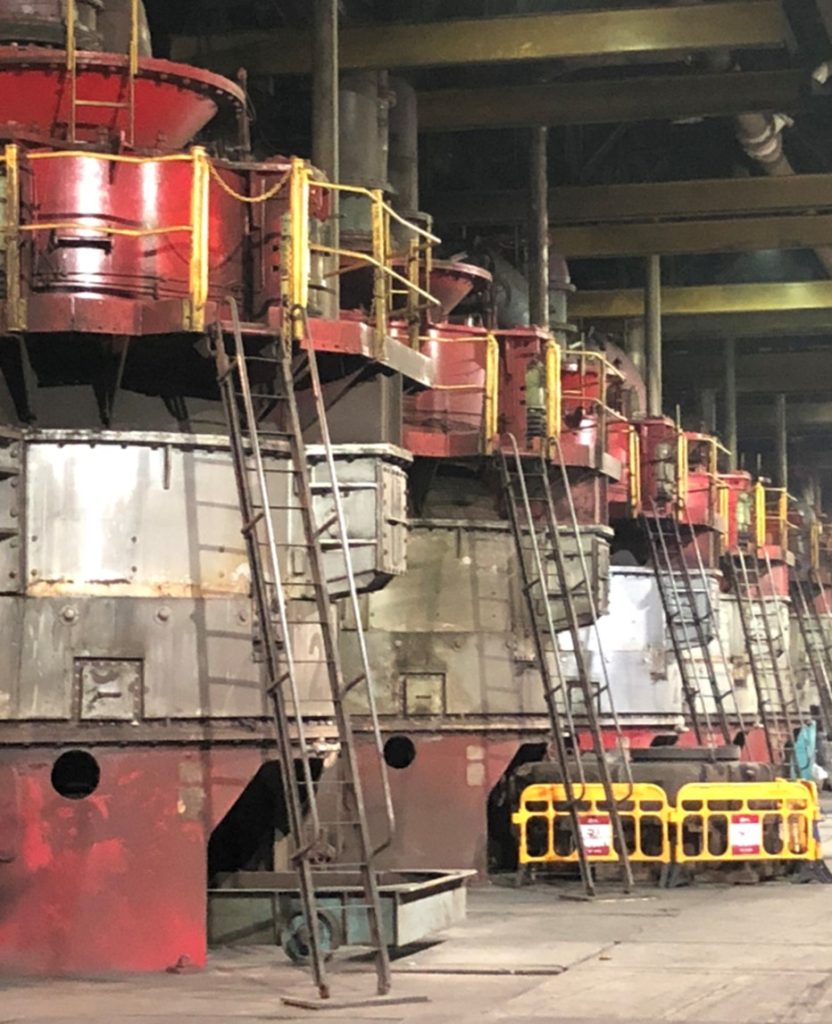 vertical mill crusher parts